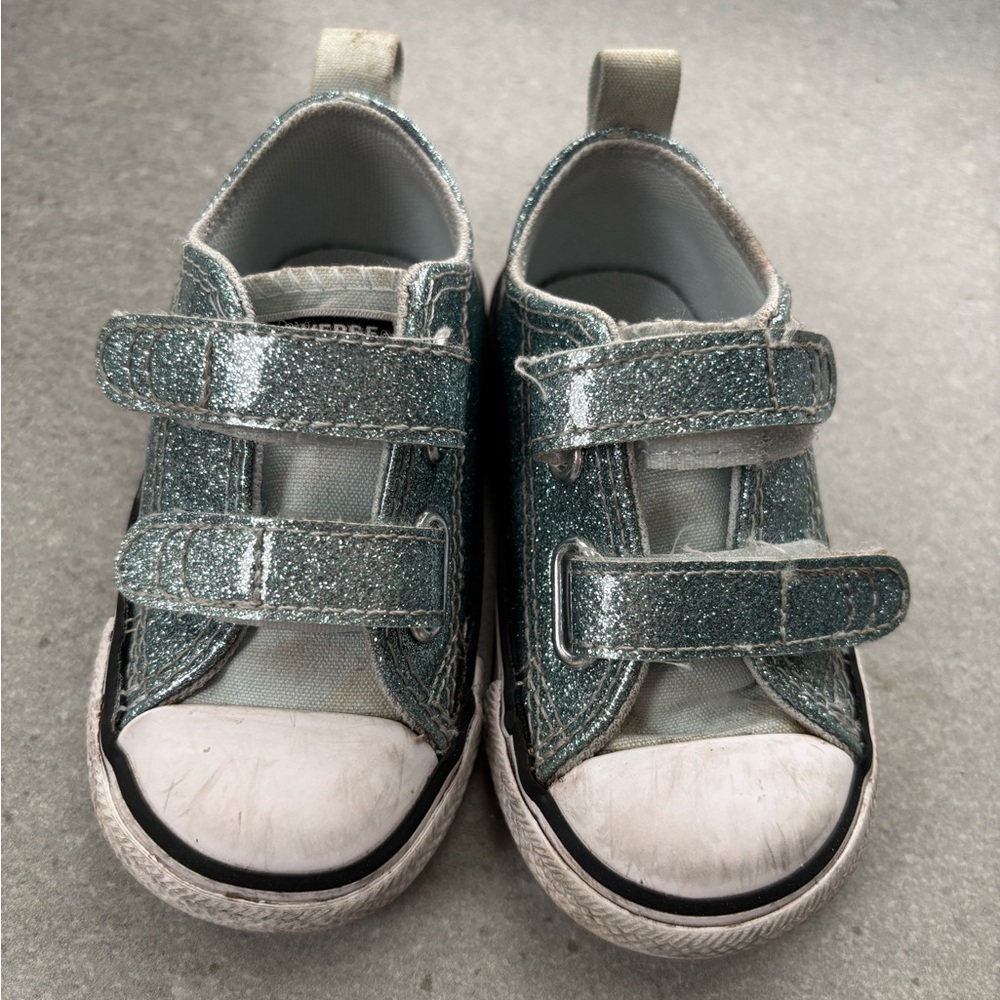 Converse Winter Slay Blue Glitter size 4